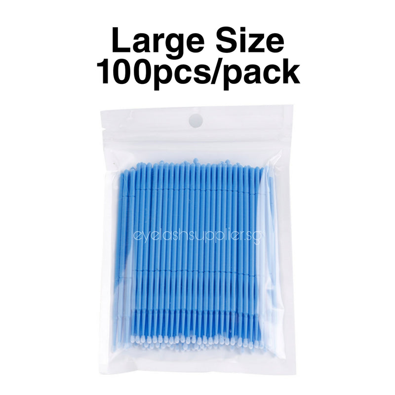 Disposable Cotton Micro Sticks for Eyelash Extensions Removal & Cleansing - Eyelash Supplier Singapore