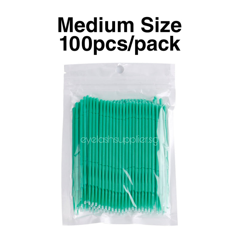 Disposable Cotton Micro Sticks for Eyelash Extensions Removal & Cleansing - Eyelash Supplier Singapore